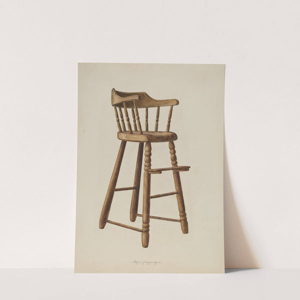 Baby High Chair by Max Fernekes