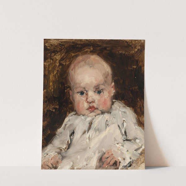 Baby in a White Shirt by Joseph Frank Currier
