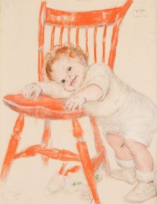 Baby with Chair