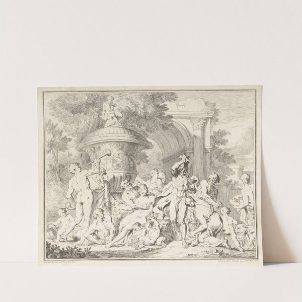 Bacchanal (ca. 1710–40) by François Roëttiers