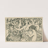 Bacchanal scene by Arthur E. Becher