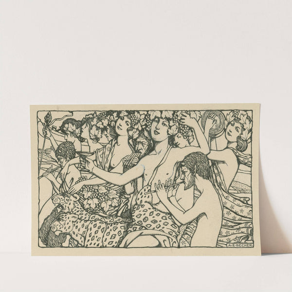 Bacchanal scene (1901) by Arthur E. Becher