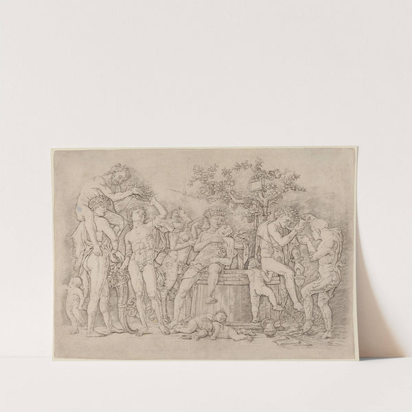 Bacchanal with a Wine Vat (c. 1475) by Andrea Mantegna
