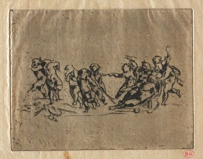 Bacchanal with Children and Chariot (c. 1860–70)