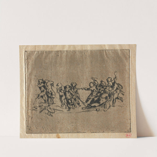 Bacchanal with Children and Chariot (c. 1860–70) by Jean-Baptiste Carpeaux