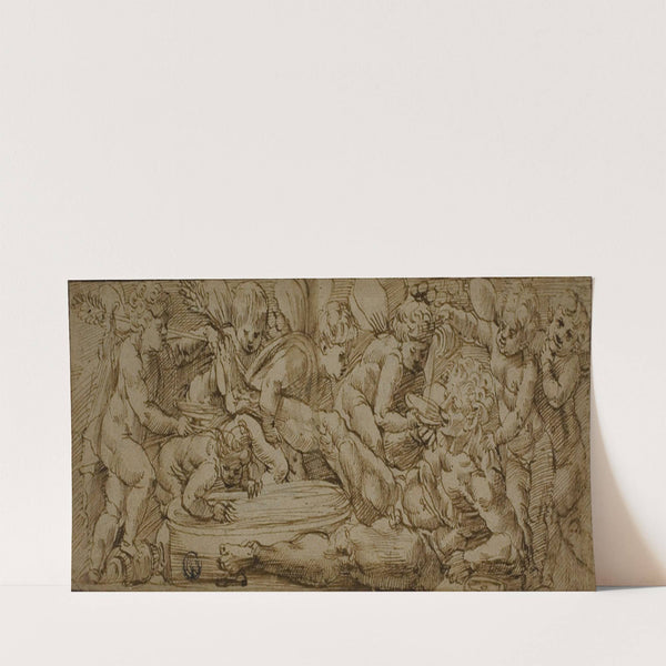 Bacchanale with Putti (c. 1560) by Enea Salmeggia