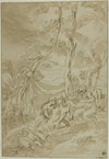 Bacchanale, with Satyr Playing Reeds