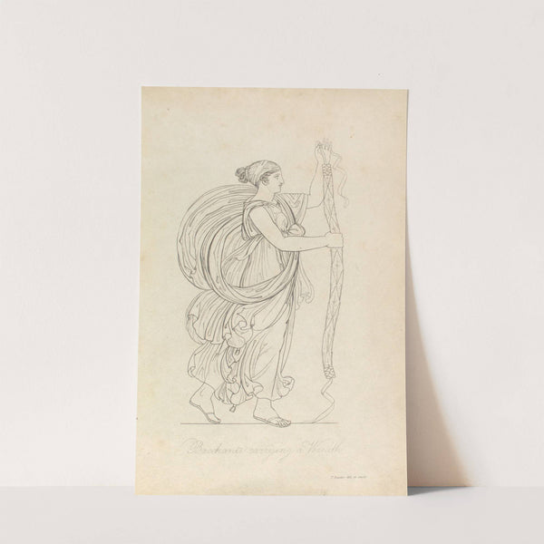 Bacchante carrying a wreath by Thomas Baxter