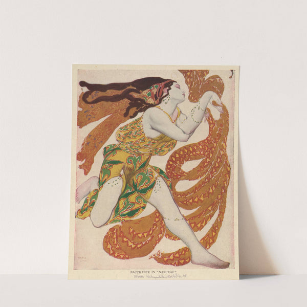 Bacchante in ‘Narcisse’ (1911 - 1916) by Léon Bakst