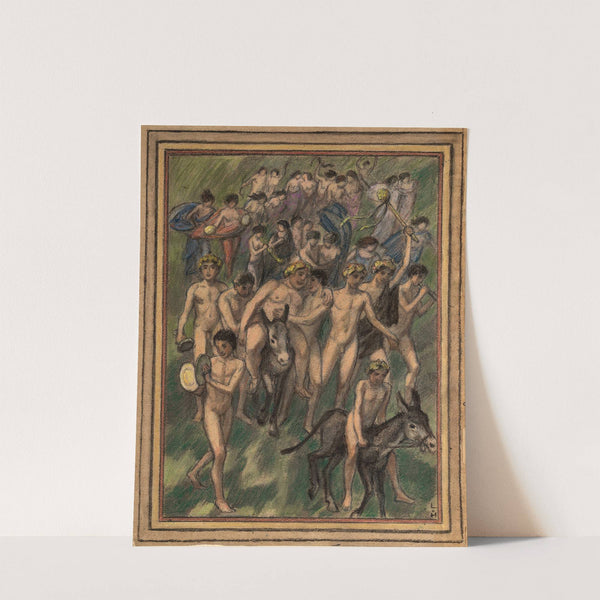 Bacchantenzug by Ludwig von Hofmann