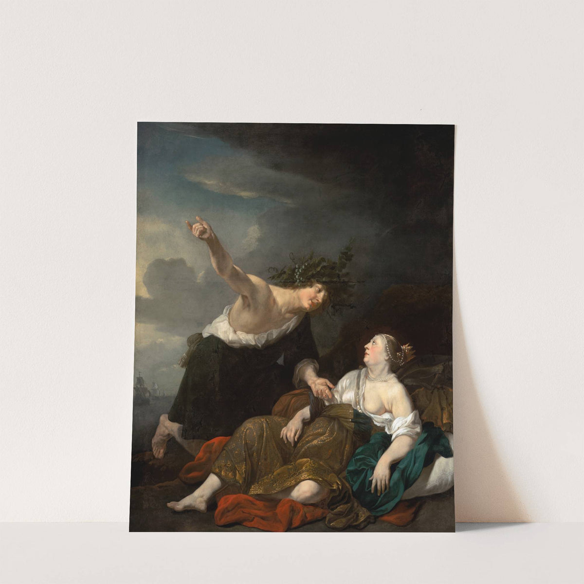 Bacchus And ariadne by Jacob Van Loo