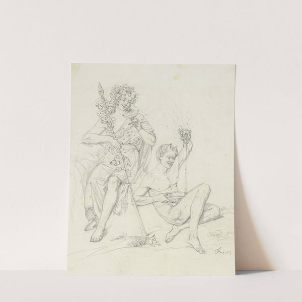 Bacchus and Faun by Friedrich Mosbrugger