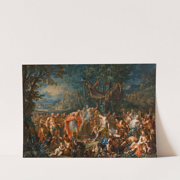 Bacchus and King Midas (c.1735) by Johann Georg Platzer