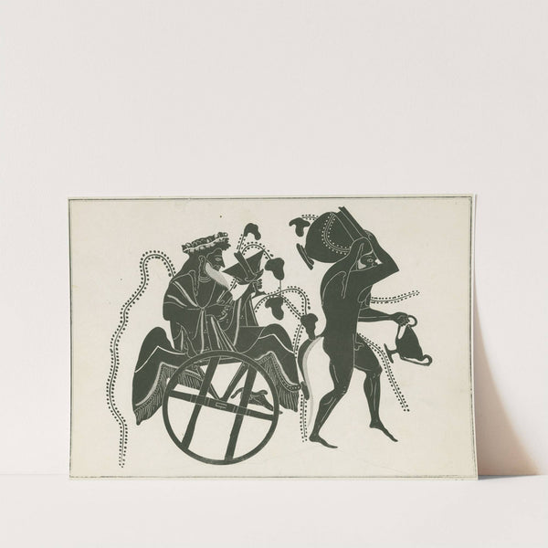 Bacchus seated in a winged chariot (1844 - 1861) by Louis Petit