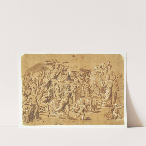 Bacchus' triumf by Rosso Fiorentino