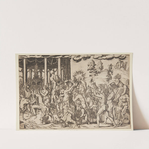 Bacchus' triumftog by Francesco Bertelli