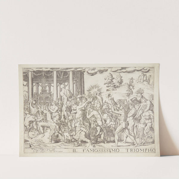 Bacchus' triumftog by Francesco Bertelli