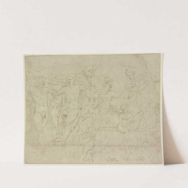 Bacchus' triumph by Girolamo Da Carpi