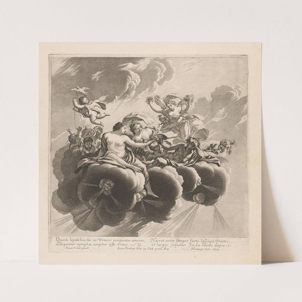 Bacchus with Venus, Amor and Ceres (1654) by Jean Boulanger