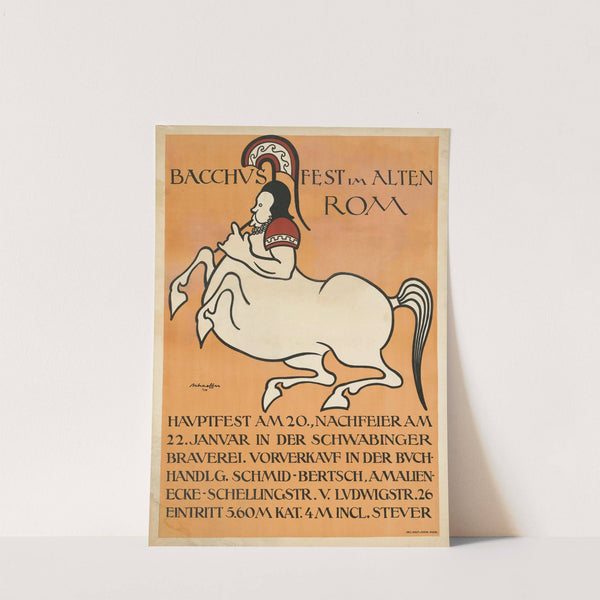 Bacchusfest im alten Rom, Fest Schwabinger Brauerei (1914) by Schaeffer