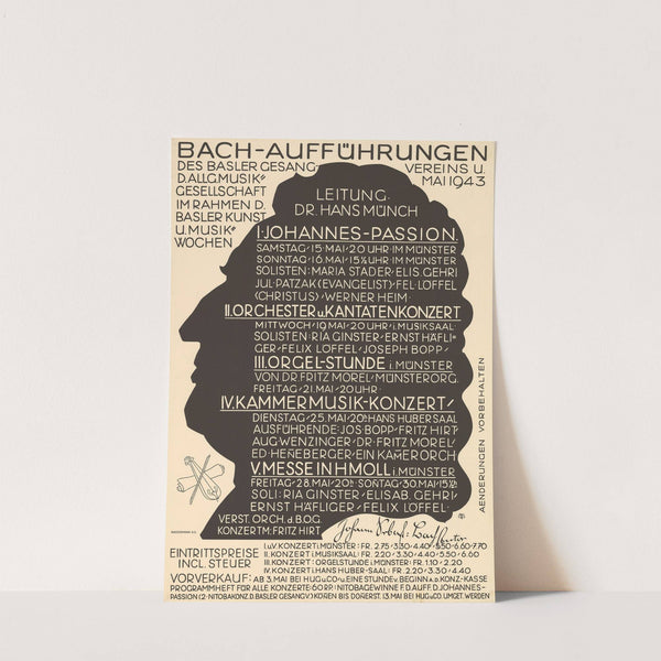 Bach-Aufführungen (1943) by Burkhard Mangold