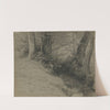 Bachlandschaft mit Knaben by Otto Scholderer