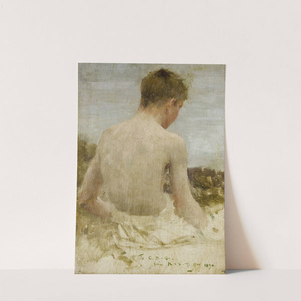 Back Of A Boy Bather by Henry Scott Tuke