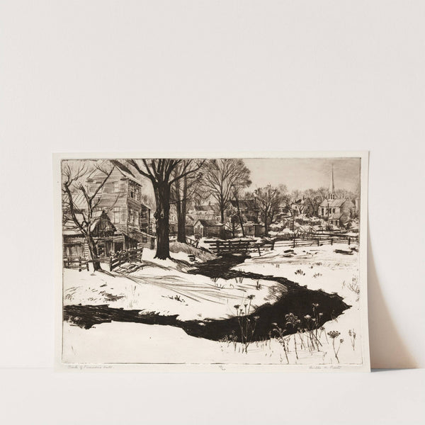 Back of Firemen’s Hall by Orville Houghton Peets