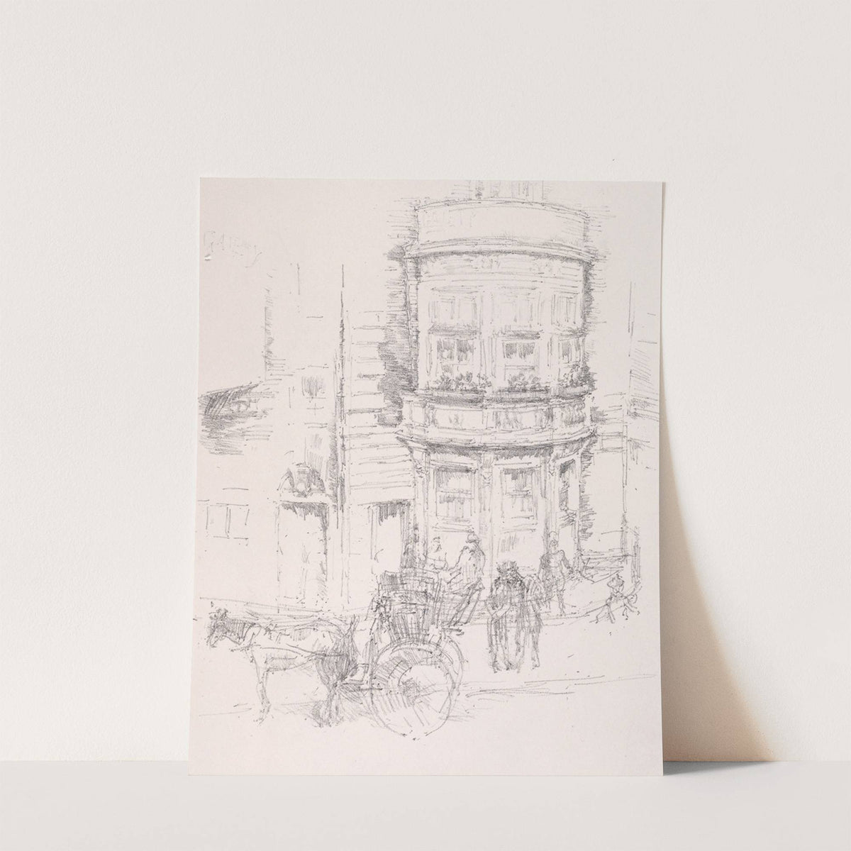 Back of The Gaiety Theatre (1895) by James Abbott McNeill Whistler