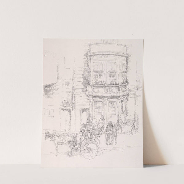 Back of The Gaiety Theatre (1895) by James Abbott McNeill Whistler