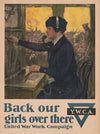 Back our girls over there United War Work Campaign