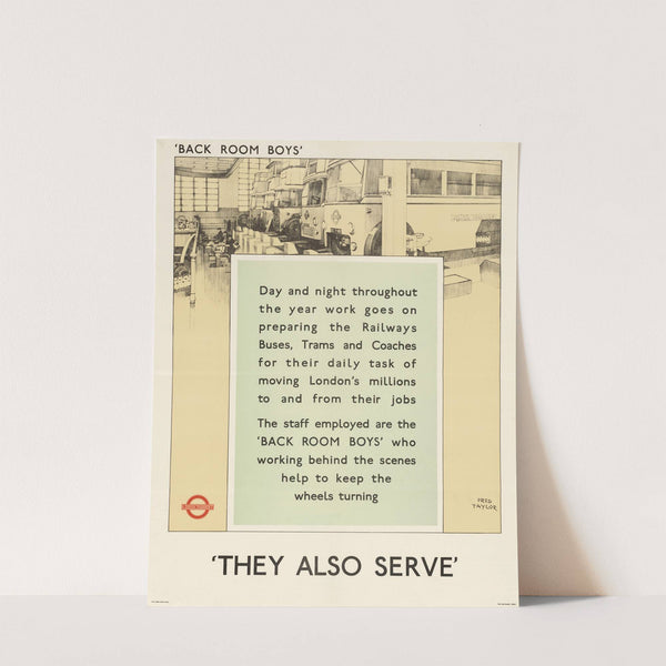 Back Room Boys' They Also Serve by Fred Taylor