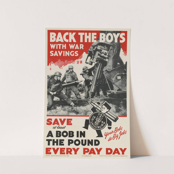 Back the Boys with War Savings by J. Howitt & Son Ltd