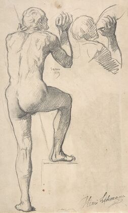 Back View of a Male Nude