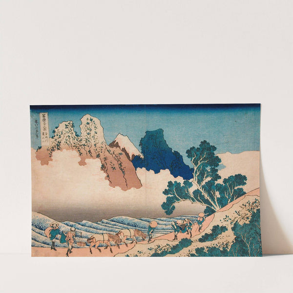 Back View of Fuji from the Minobu River by Katsushika Hokusai