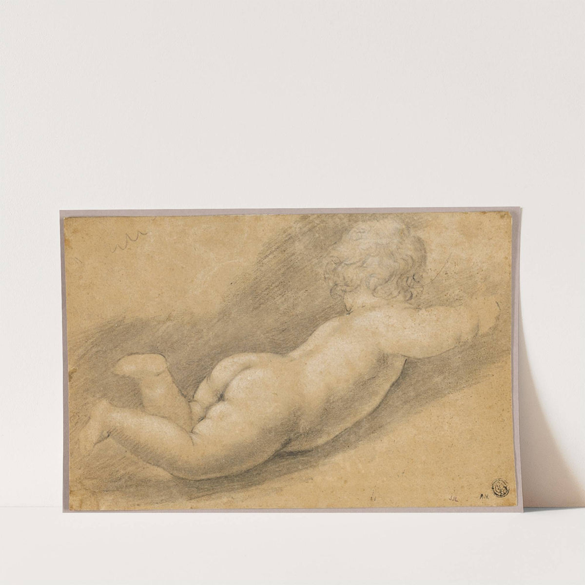 Back View of Putto by Circle of Petr Brandl