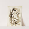 Back View of Standing Female Nude by Carl Newman