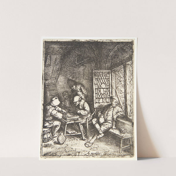 Backgammon players (1682) by Adriaen van Ostade