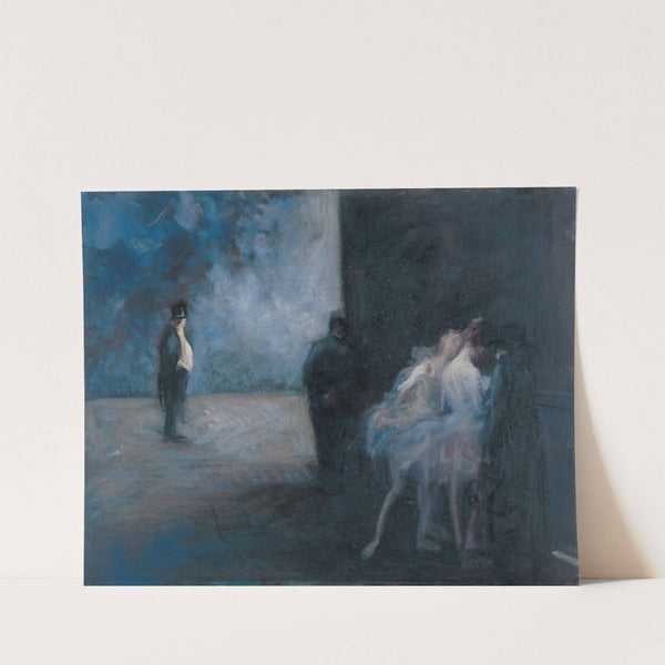 Backstage―Symphony in Blue by Jean-Louis Forain
