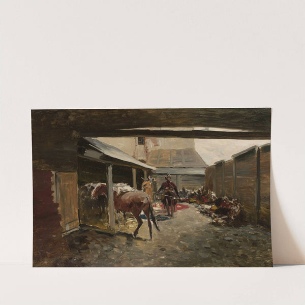 Backyard by Jozef Brandt