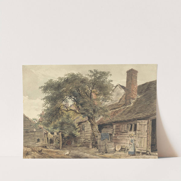 Backyard of a Cottage by William Henry Hunt