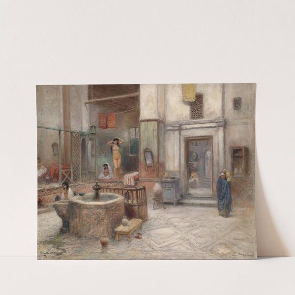 Bad in Kairo by Frans Wilhelm Odelmark