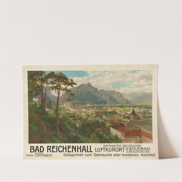 Bad Reichenhall. Größter Deutscher Luftkurort & Solebad in den bayerischen Alpen (1905) by Edward Theodore Compton