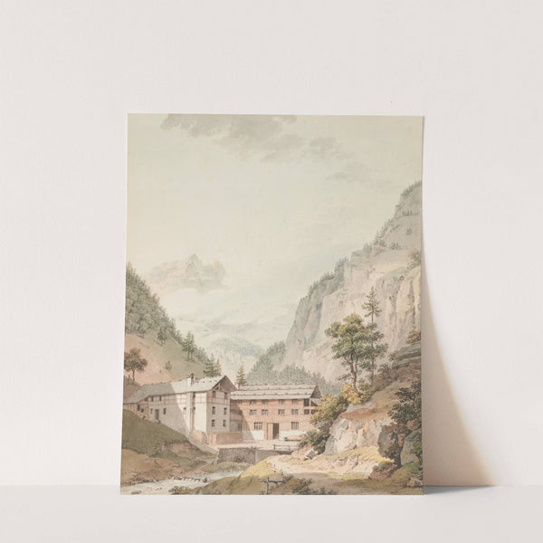 Bad Weissenburg by Johann Ludwig Aberli