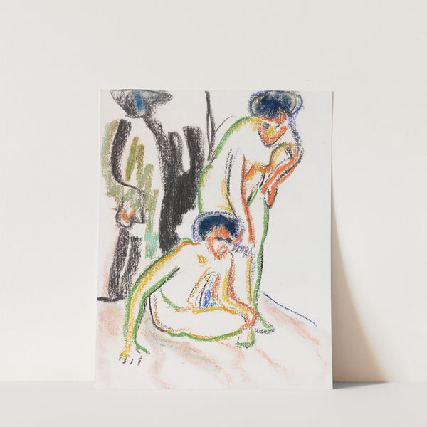 Badende (1908) by Ernst Ludwig Kirchner