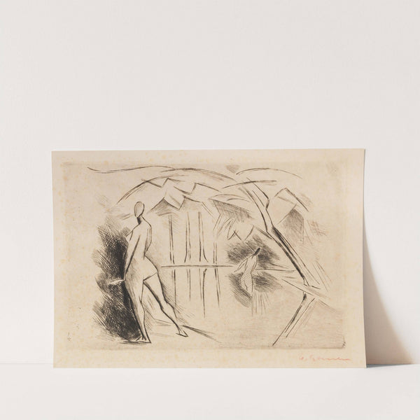 Badende (1915) by Heinrich Nauen