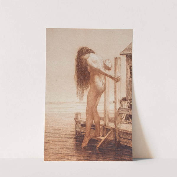 Badende dame (1864 – 1912) by Cilius Andersen