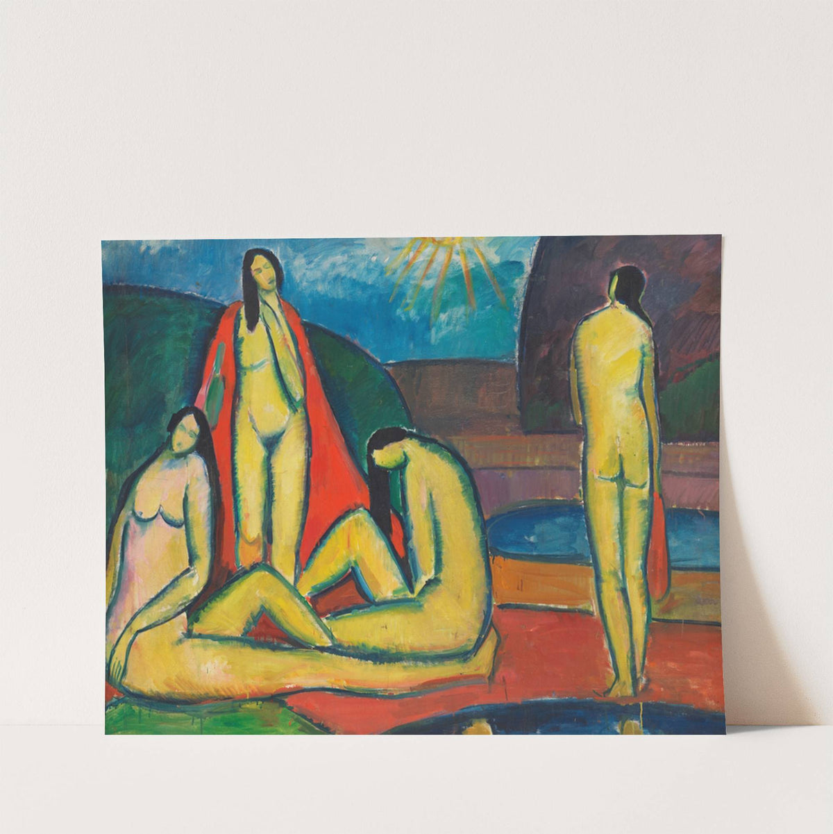 Badende Frauen by Hermann Stenner