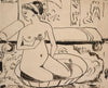 Badende im Atelier der Brücke (1910)