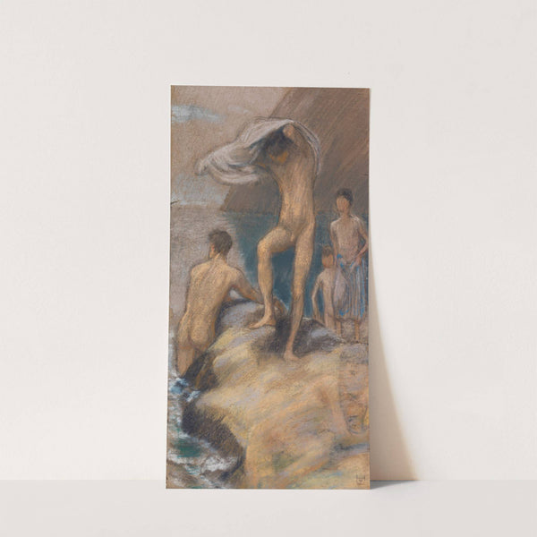 Badende Knaben by Ludwig von Hofmann